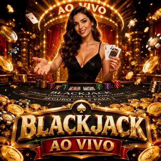 Dealer distribuindo cartas em uma mesa de blackjack ao vivo