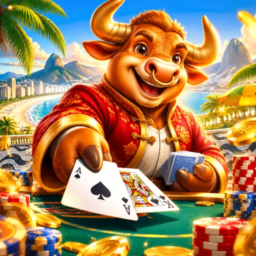 Fortune Ox slot com símbolos de boi dourado