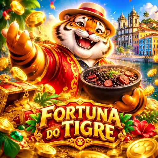 Slot Fortune Tiger com símbolos de tigre dourado