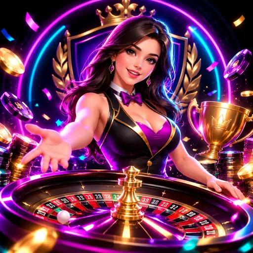Mesa de roleta ao vivo com dealer girando a bola durante a transmissão