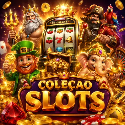 Coleção de jogos de slots online populares na tela do celular