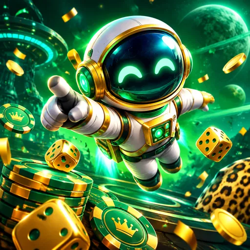 Spaceman crash game com astronauta flutuando e multiplicador crescente