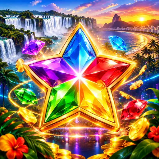 Slot Starburst com gemas brilhantes e efeitos espaciais